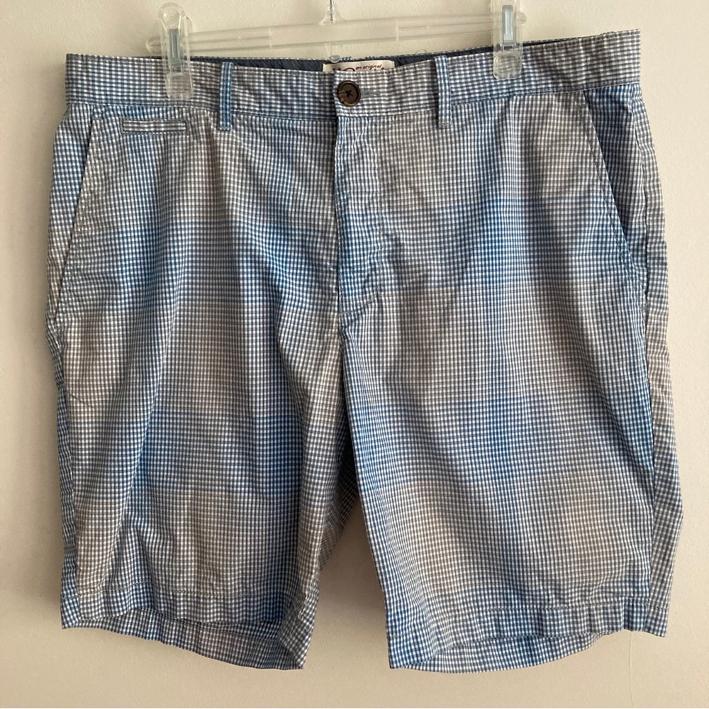 Penguin Men’s blue and gray patterned shorts size 36